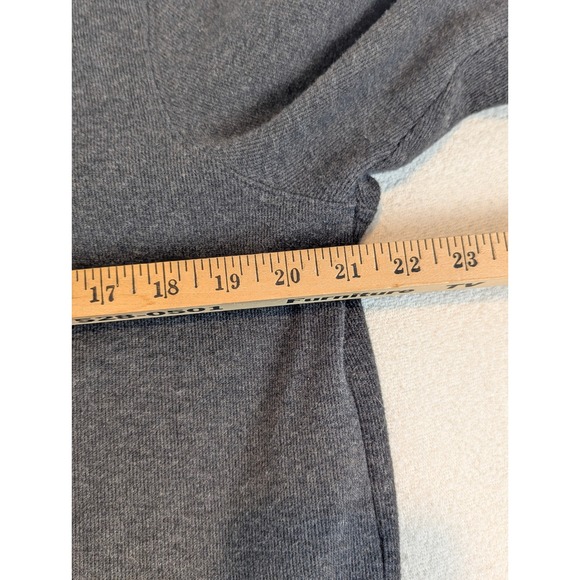 Polo Ralph Lauren Men Gray Estate Rib 1/4 Zip Pullover Sweater Size M Flesh Pony - Picture 7 of 11